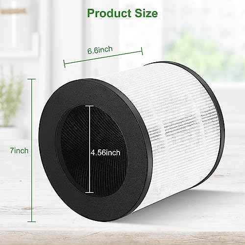 4 Pack Model 14 Replacement Filter for MA Air Puri-Fier Models 14/14B/14W, 3-in-1 Filter Contains Pre-Filter and Activated Carbon Filter¡£