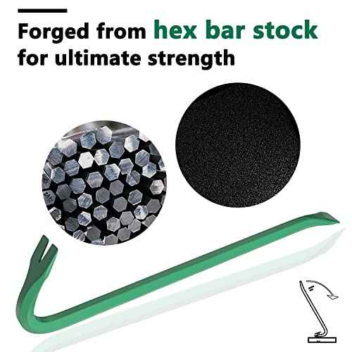 Monkey King Bar-48IN Pry Bar Gooseneck Wrecking Bar-Crowbar tool for Many pulling