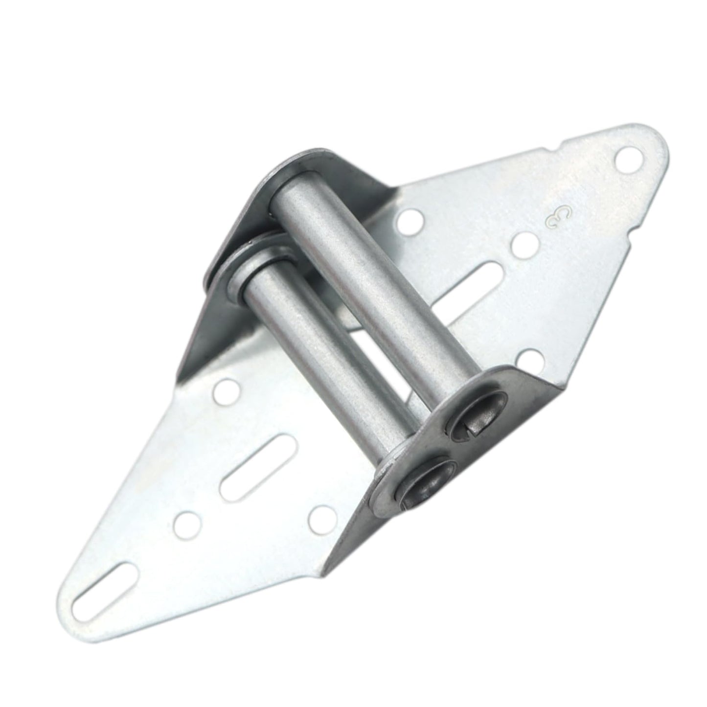2 Packs Garage Door Hinges #3 with Galvanized Finish - Heavy Duty 14 Gauge Steel, Suitable for Residential/Light Commercial Garage Door Replacement