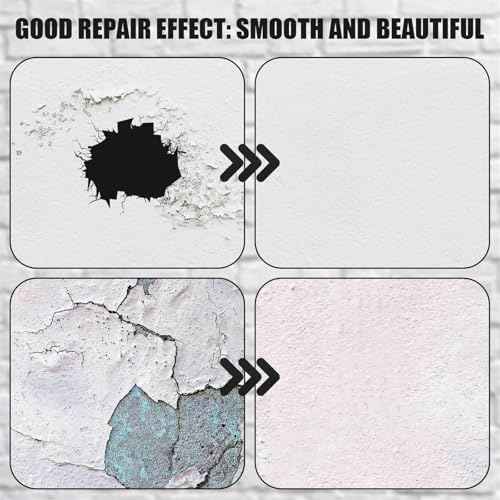 10pcs Drywall Patches, 4x4 Inch Self Adhesive Wall Hole Repair Patches Dry Wall Patch Repair Kit Screen Patch Repair Kit for Broken Walls Repairing or Ceiling Filler