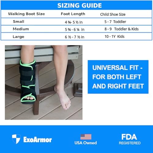 Pediatric Walking Boot - Lightweight Medical Boot for Children