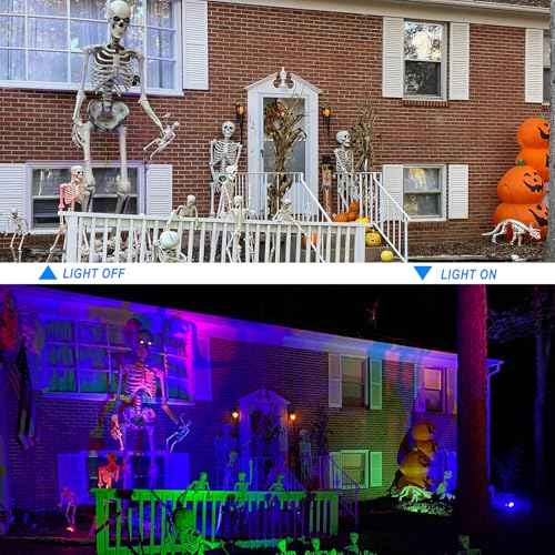 4 Pack 100W Black Light, LED Blacklight with US Plug and Switch, Black Lights for Glow None Party, Halloween,Body Painting,Fluorescent Painting and Tapestry