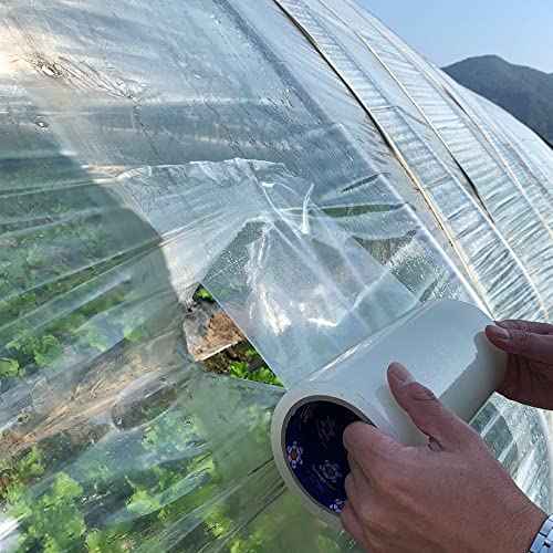 Repair Tape for Greenhouse, 1.88inches x 21yards, Clear Repair Tape, Excellent Heat Resistance, All Weather and UV Blocking, with Waterproofing, 1 Unit