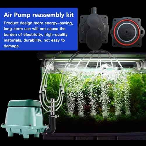 Air Pump Rebuild Complete Kit with White Switch Compatible with Hoot Troy Air H365, H450, H500, LA500, LAR500, H600