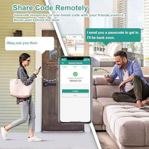 Fingerprint Door Lock,Smart Door Knob,Keyless Entry Door Lock with Handle,Biometric Digital Passcode Door Locks,Electronic Touchscreen Keypad Smart Door Locks for Bedroom Home Hotel Office Apartment