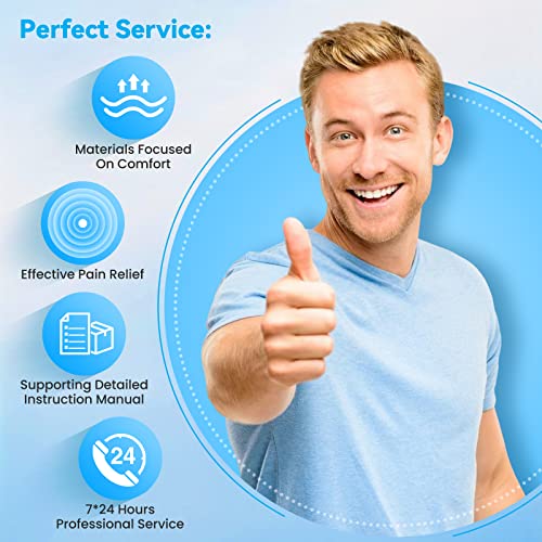 Hernia Belts for Men,Medical Hernia Guard Inguinal Truss for Single/Double,Sports Hernia Adjustable Waist Strap with 2 Removable Compression Pads (Large)