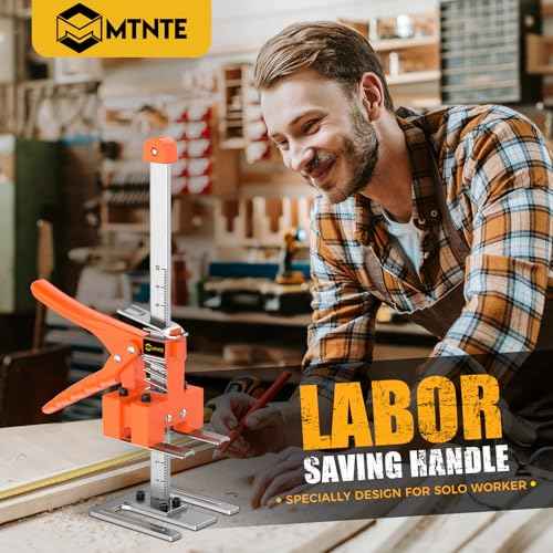 Labor Saving Arm Jack Handle 2 Pack,15 in Construction Jack, Wall Tile Locator, Multi-Function Height Adjustment Lifting Device, Door Panel Lifting Cabinet,Raised 10 in,Load 400LBS