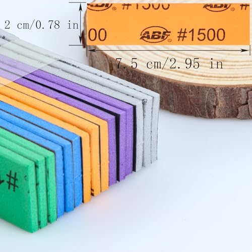 3mm Sanding Sponge 15Pc 800-2000 Grit Wet Dry for Gundam Models 3D Printing PLA