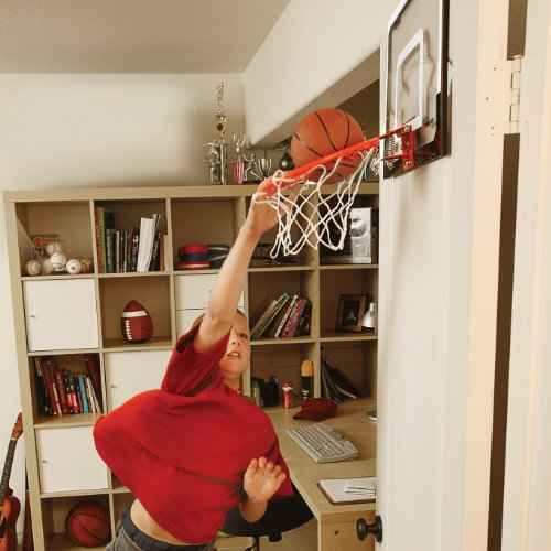 SKLZ Pro Mini Indoor Basketball Hoop - Over The Door ? Portable - Great For Home, Dorms, Offices, and Gifts