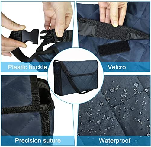 Wheelchair Backpack Bag, Wheelchair Bag,6Colors - Large Tote Accessory to Hang on Back- Lightweight, Wheelchair Storage Organizers for Walkers, Rollators, Scooters (Wine red)