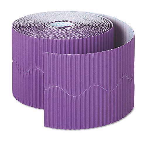 Pacon 37334 Bordette Decorative Border, 2 1/4-Inch x 50-Ft Roll, Violet