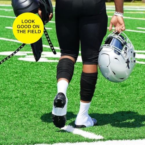 SLEEFS Football Leg Sleeves [1 Pair] - For Adult & Youth - Calf Compression Sleeves for Men and Boys
