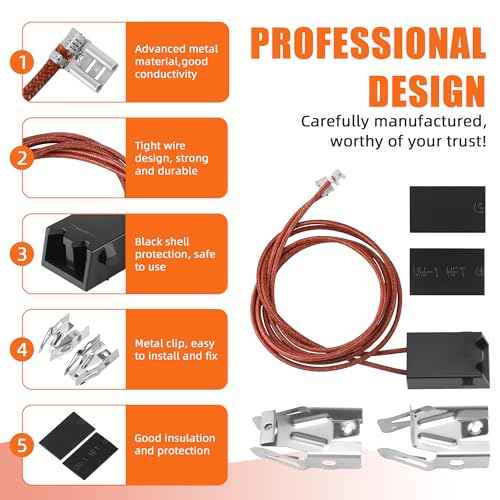 Black Burner Drip Pans WB31M19(8¡±) WB31M20(6¡±) Electric Stove Burner Replacement WB30M1(6") WB30M2(8")&WB17T10006 Terminal Block Compatible for G-E Hot-point Ken-more by MIFLUS