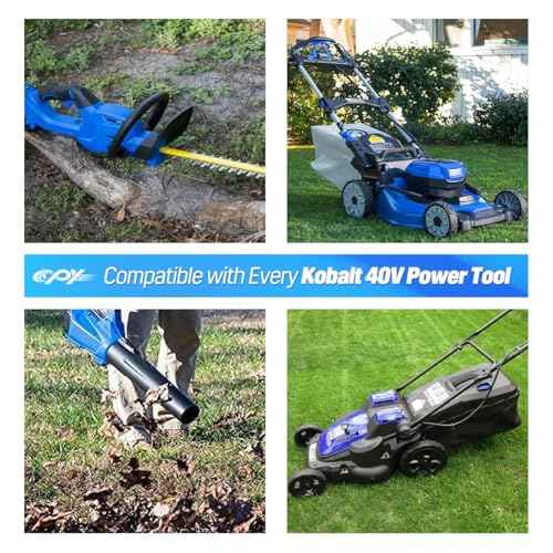 CPY Replacement for Kobalt 40V Battery 6Ah, Compatible with Kobalt 40V Max Battery KB-540-06 KB440-06 KB240-06 KB2540C-06 KB640-03 for Cordless Power Tools