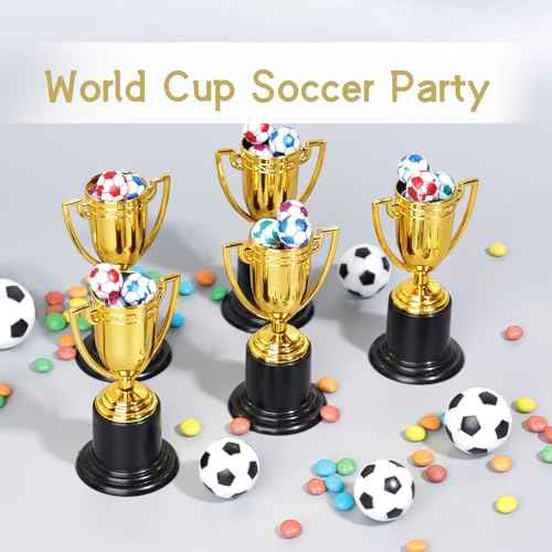 ZZYFGH Mini Gold Award Trophy Cup for Kids and Adults, 4 Inch Plastic Trophies for Sports, Party Favors, Tournaments, Competitions