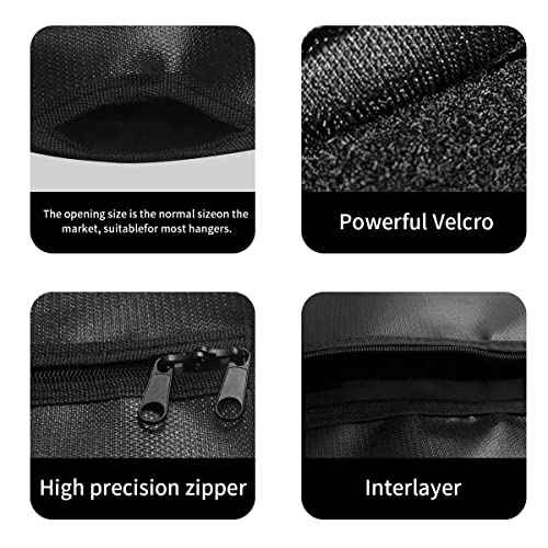 Sdstone Hanger Diversion safe with Lock, Fireproof Hanger Safe with Small Fireproof Bag,Secret Safe Under Clothes with Hidden Compartment to jewelry safes for home or Travel Safe 1 pack