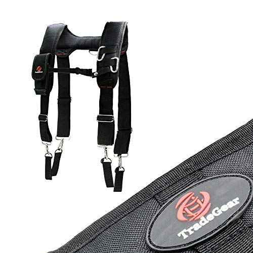 TradeGear Electrician¡¯s 4-Point Suspender Harness ? Designed for Comfort & Durability ? Ideal for All Electrician Tools