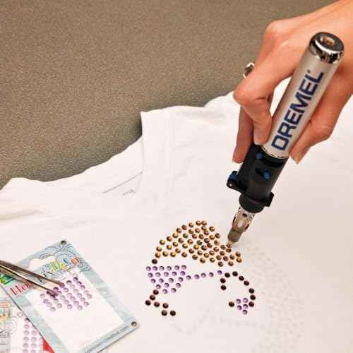 Dremel VersaTip Precision Butane Torch - Long Lasting Cordless Soldering Iron - Perfect for Pyrography, Paint Removal, & Heat Embossing (2000-7)