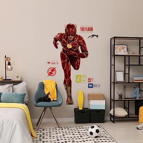 RoomMates RMK5406GM The Flash Peel and Stick Wall Decals