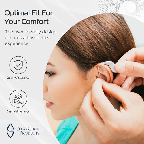 Hearing Aid Domes, Closed Domes for Hearing Aids, 10Pcs Resound Hearing Aid Domes (Large)