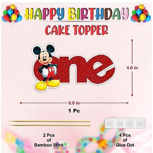 Seyal¢ç Micky Mouse One Cake Topper