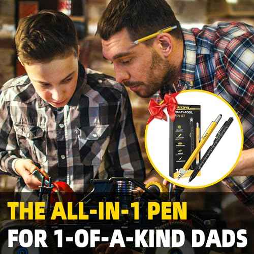 Stocking Stuffers,Gifts for Men from Daughter Son Wife, Multitool Pen 10 in 1 Multi Tool Gifts for Dad Men Grandpa Christmas Day Gifts from Son Husband's Gift Fathers Gift