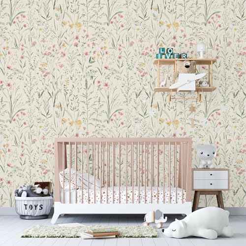 Peel and Stick Wallpaper for Home Decoration Kitchen Field of Dreams Wallpaper Removable Vinyl Self Adhesive Shelf Paper & Drawer Liner Roll House, Workshop & Office 17.3" x 118" SM-579-3