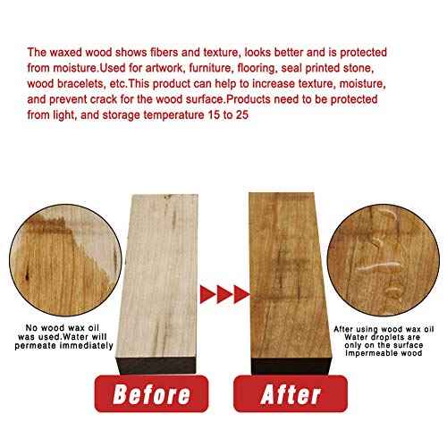 Wood Seasoning Beewax,Beewax Polish for Wood & Furniture,Metal & Leather,Complete Solution Furniture Care Home Cleaning,Protect and Enhance The Shine