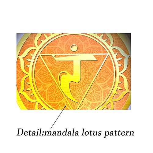 Maydahui 7 Sheets Chakra Wall Stickers Yoga Zen Meditation Room Wall Decals (6x6 Inch) Peel Stick Art Decals Decor for Yoga Studio Decor Yogi Spiritual Gift