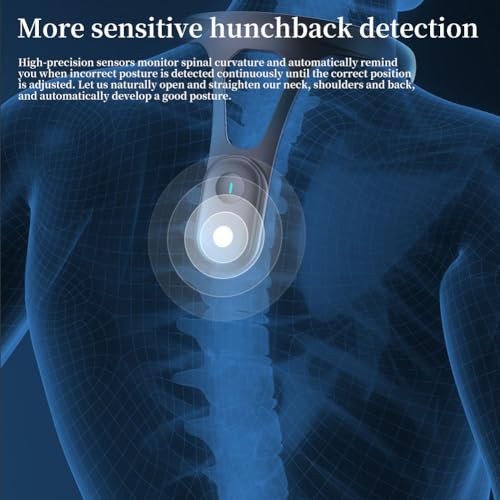 The Smart Posture Luxe - Invisible Posture Corrector for Men & Women, Adjustable Back Brace for Straight Posture, Comfortable & Breathable Posture Support for Office, Driving, Workouts (black*1)
