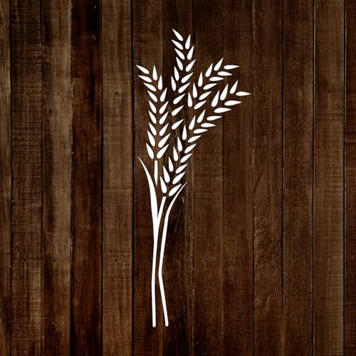 MAGJUCHE Wheat Stencil 6 Inches, Reusable Wheat Stencil for Painting DIY Crafts Decor