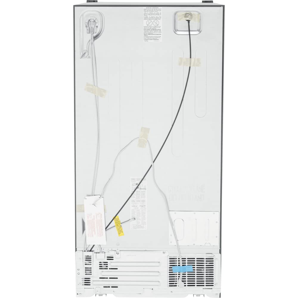 GE® 23.0 Cu. Ft. Side‑by‑Side Refrigerator with External Ice & Water Dispenser – Stainless Steel