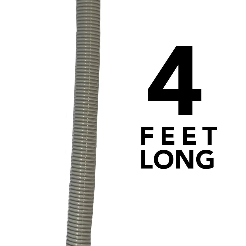 Puri Tech 6 Pack Universal Swimming Pool Cleaner Suction Hose 48 Long Grey Color for Hayward Navigator, Pool Vac Ultra, AquaBug, Polaris ATV and More