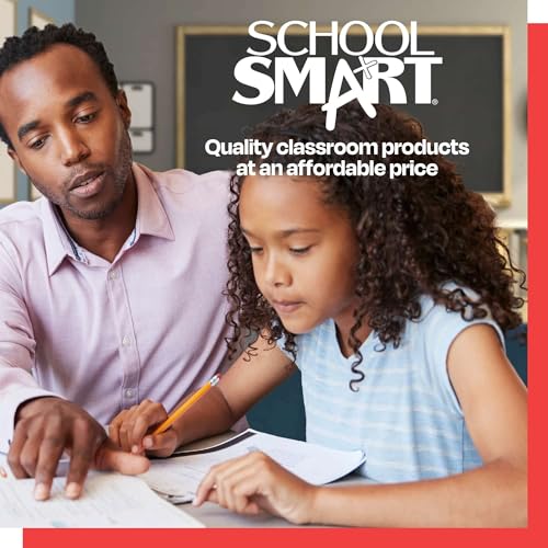 School Smart Paint-Rite Tray with 6 Wells, 3-1/2 x 5-1/4 Inches, White, Pack of 12