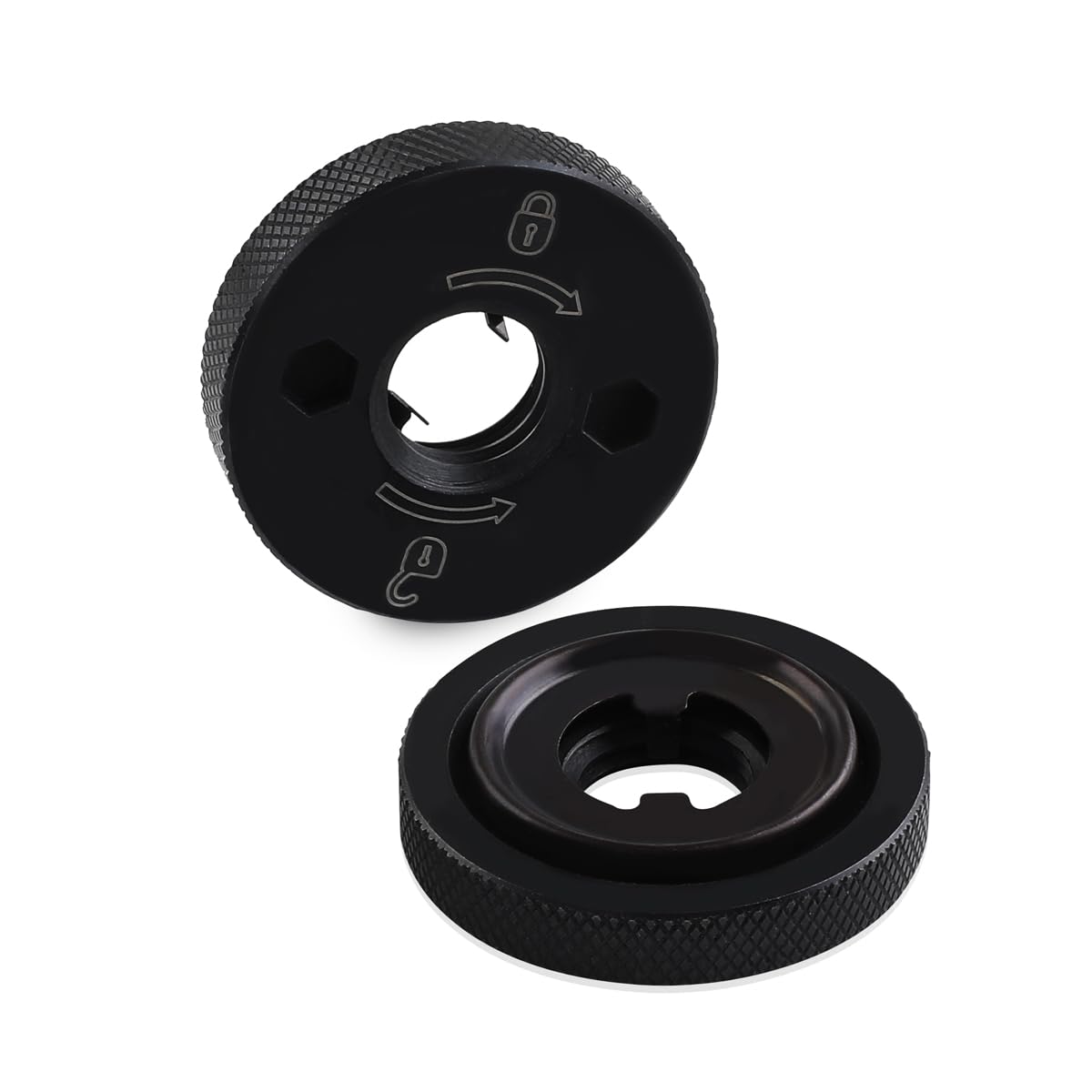 Ciuouient N484249 Angle Grinder Flanged Hex Nut Compatible with Grinder DCG413B DCG413B-B3 DCG413P2-B3 DCG413R2 DCG414B DCG414T1 DCG414T2 DCG414T2-B3 DWE43214N DWE43231VS(2pcs)