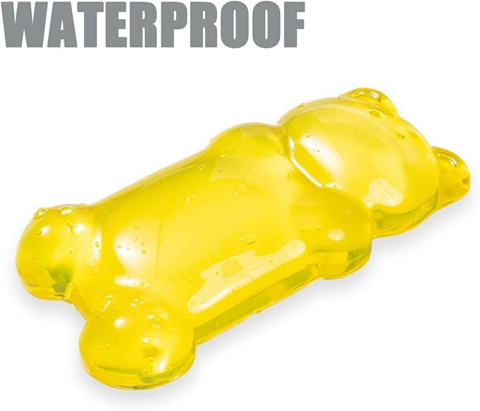 Ergonomic Silicone Gel Mouse Wrist Rest ?€?Yellow Clear Cute Bear Mouse Wrist Rest, Comfort & Support for Typing and Gaming