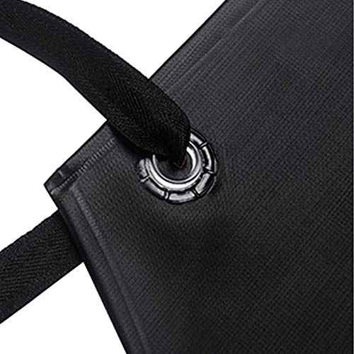 K Y KANGYUN 3 Pack Men's Black Waterproof Rubber Vinyl Work Apron- 43"x29" Heavy Duty Model,Best for Staying Dry When Dishwashing, Lab Work, Butcher, Dog Grooming, Cleaning Fish