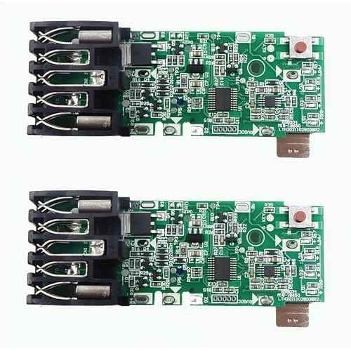 Protection Circuit Board for Milwaukee M18 Battery - Compatible with 1.5Ah, 2.0Ah, 3.0Ah, 4.0Ah, 5.0Ah and 9.0Ah Models (2-Pack)