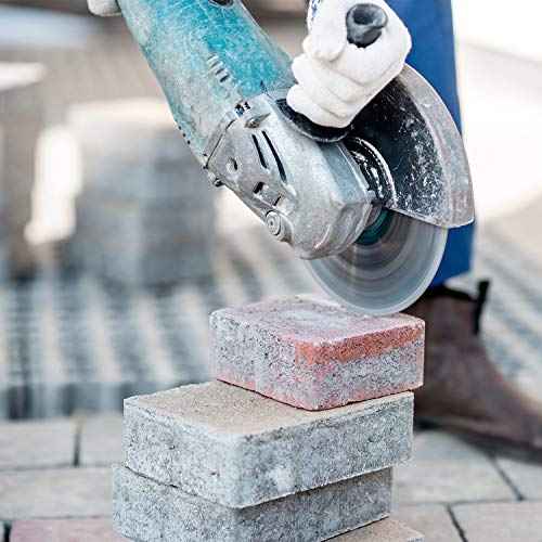 GRAFF 4 Inch Diamond Blade for Angle Grinder - Diamond Cutting Wheel for Cutting Stone, Marble, Granite, Brick, Masonry, Paving Flag, Concrete - Turbo Diamond Saw Blades - 105 mm