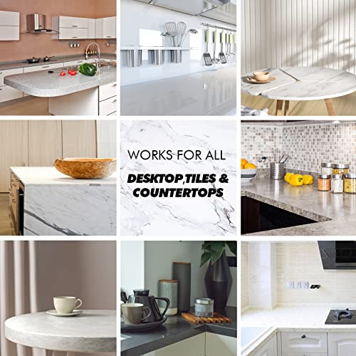 Porcelain Repair Kit White (Color Match), Tile Repair Kit, Bathtub Repair Kit, Fiberglass Tub Repair Kit, Bathtub Ceramic Tile Sink Acrylic tub Repair Kit White Almond Black