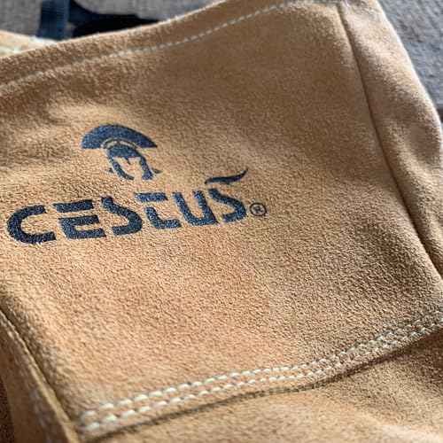 Cestus 7037, Impact Welding Gloves, ANSI A5 Cut-Resistant, Grain Goatskin Palm, Drag Patch, TIG/Multi-Purpose