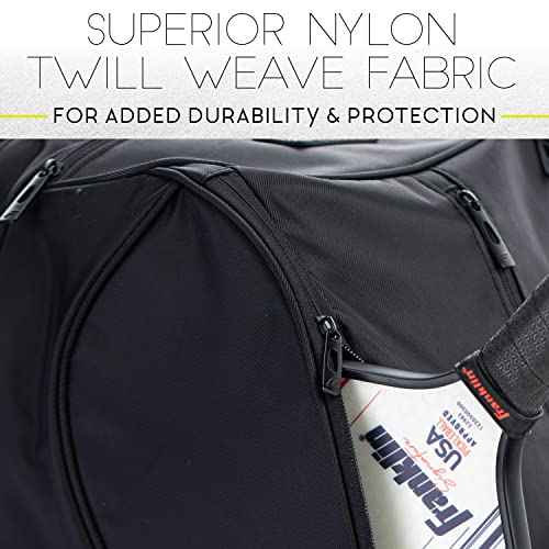 Franklin Sports Pickleball Bags - Sling Bag - Duffle Bag - Backpack for Paddles, Pickleballs + Accessories - Elite Nylon Fabric - Pickleball Equipment Bag for Men + Women - Black