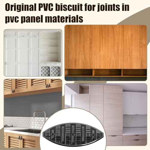 40 Pcs Biscuit Joiners Plastic Self Clamping and Gripping Plates Biscuit Joiner Tool for Woodworking Composite Deck Fixed Door Frame Furniture Framing