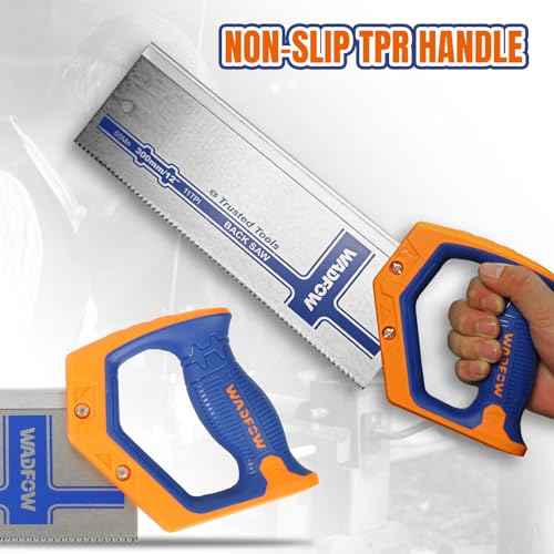 12 Inch Pro Hand Saw: 11 TPI Fine-Cut Soft-Grip Hardpoint Handsaw with Ergonomic Non-Slip Handle - Perfect for Sawing, Trimming, Gardening, Drywall and Plastic Pipes
