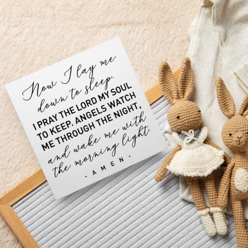 Christian Nursery Decor Wooden Box Sign, Nursery Newborn Baby Religious Scripture Decor Bible Verse Kid Children Room Bedroom Decoration, The Morning Light, Nursery Baptism Christening Gifts