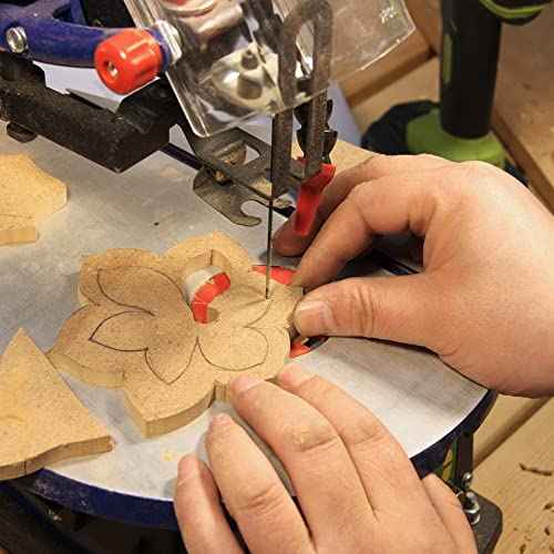 FOXBC 5 Inch Metal Cutting Scroll Saw Blade Pin End 24 TPI for Wen 3922, Dremel, Craftsman, Delta, Ryobi and All 15in. and 16in. Scroll Saw - 36 Pack