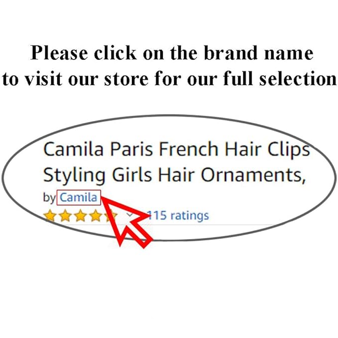 Camila Paris AD66/2 French Side Comb Large Curved Tortoiseshell Hair Combs for Women Fine Hair, 4 Inch Strong Hold Comb for Women Bun Chignon Up-Do Styling Girls Hairstyle Accessories, Made in France