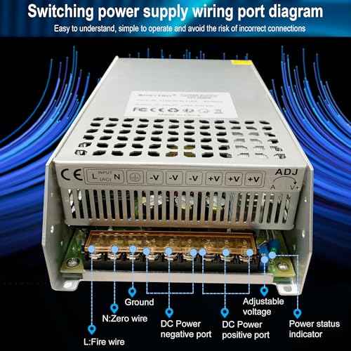 DC 48V 20.8A 1000W Switching Power Supply SMPS AC 110V / 220V-DC 48V Transformer Adapter, for LED Strip Light, CCTV Camera Security System,Computer Project of Industrial Power Supplies