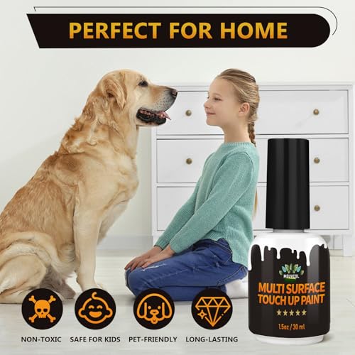 White Touch Up Paint, Appliance Cabinet Furniture Wood Touch Up Paint for Wall