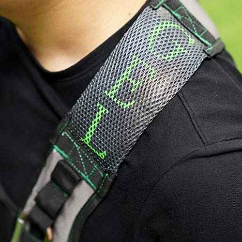 MELOTOUGH Gel Tool Belt Suspenders Work Belt Suspenders with Gel shoulder pad for Electrican/Construction/Farmer (Trigger Snap Hook end work Suspenders)